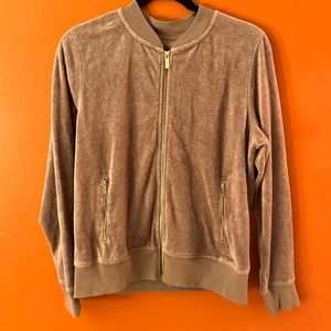 Brown Velour Calvin Klein Hoodie